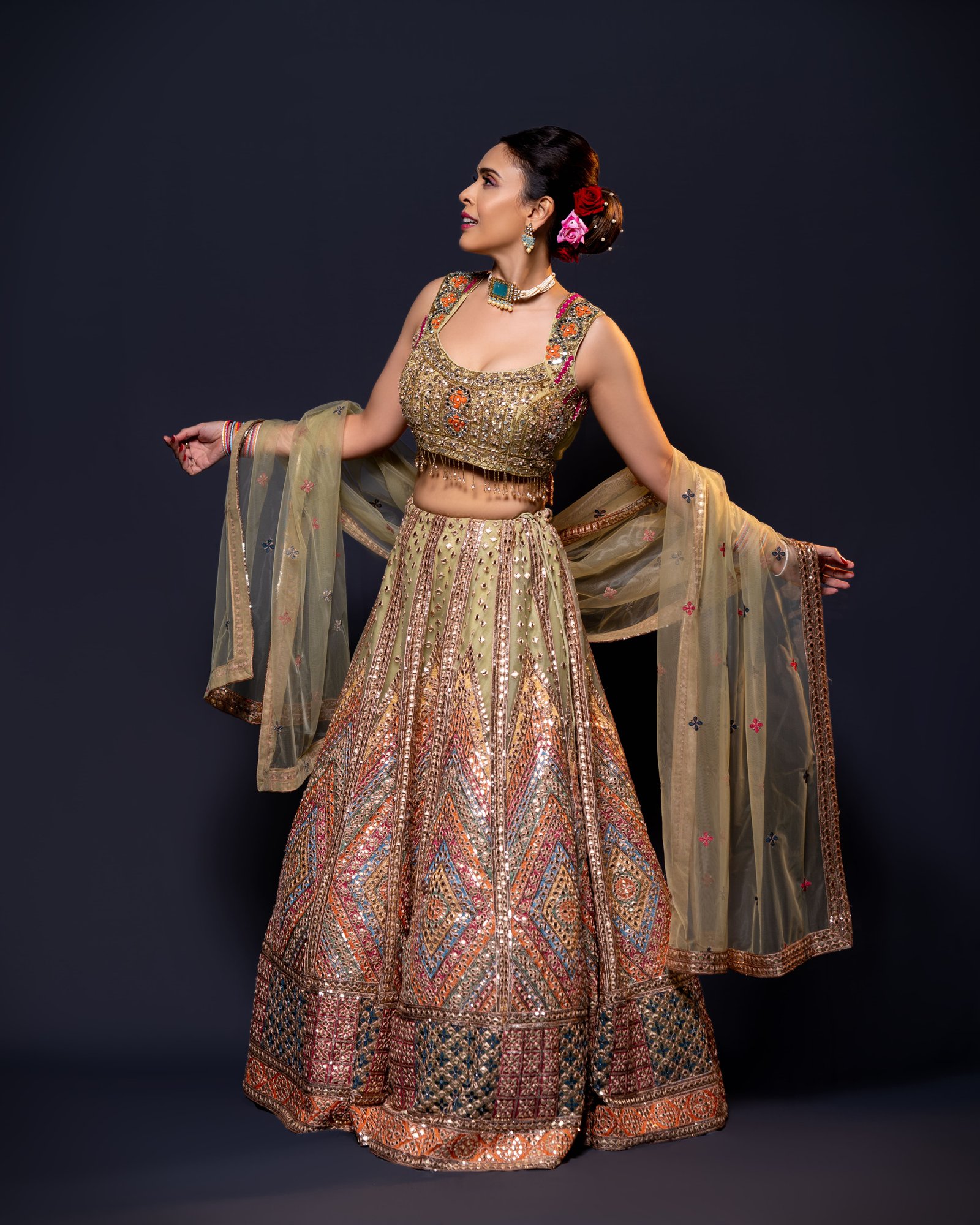 Celebrity wearing Raagwaas couture